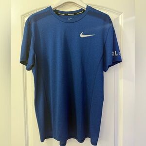 Nike Men's Deep Blue Short Sleeve Shirt
